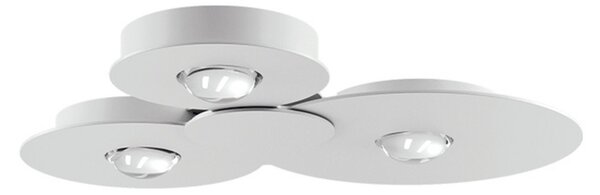 Lampa Sufitowa Lodes, ściemnialny, biały, metal