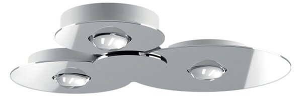 Lampa Sufitowa Lodes, ściemnialny, metaliczny, metal