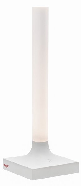 Lampa Stołowa Kartell, Goodnight, ściemnialny, biały, salon, tworzywo sztuczne, design