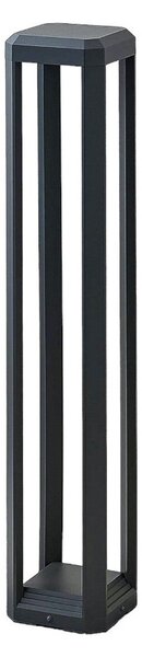 Zewnętrzna Lampa Lucande, Fery, czarny, taras, metal, nowoczesny