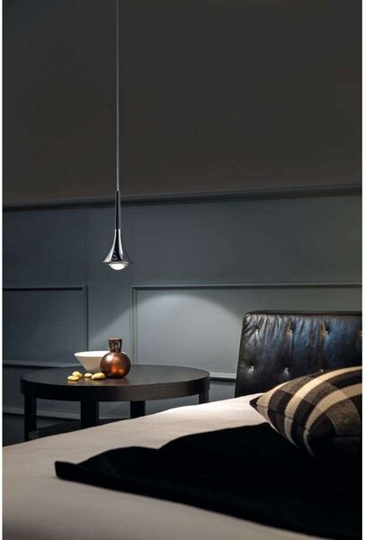 Rain Lampa Wisząca 2700K Czarna - Lodes