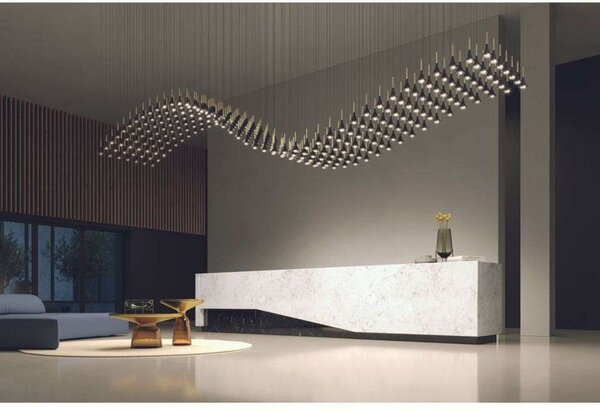 Lampa Wisząca Lodes, metaliczny, aluminium