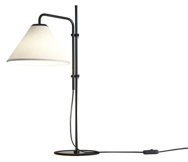 Funiculi Fabric Lampa Stołowa Czarno-Biała