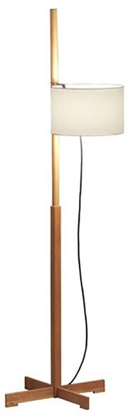 Lampa Podłogowa Santa & Cole, ściemnialny, beżowy, salon, drewno