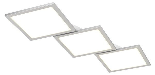 Lampa Sufitowa Lucande, Ilira, ściemnialny, metaliczny, kuchnia, aluminium, nowoczesny