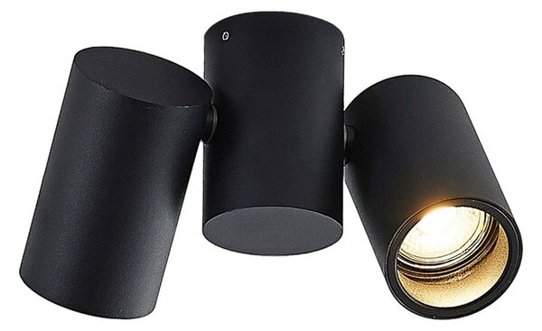 Lampa Sufitowa Arcchio, Gesina, ściemnialny, czarny, salon, metal, nowoczesny