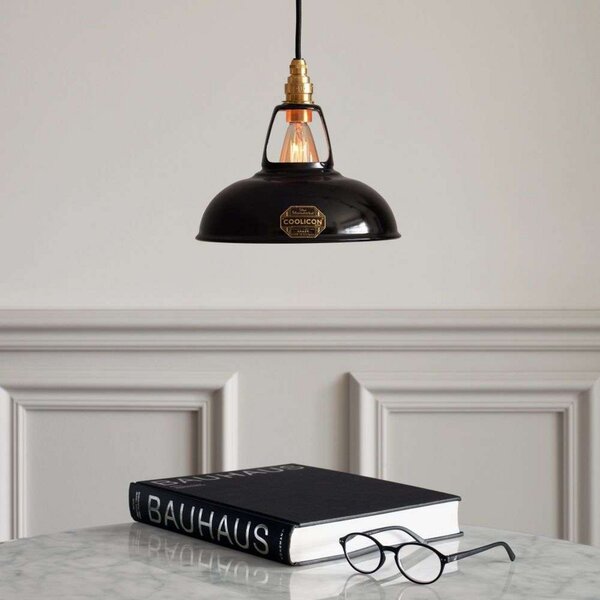Oryginalna lampa wisząca z 1933 r. Jet Black – Coolicon