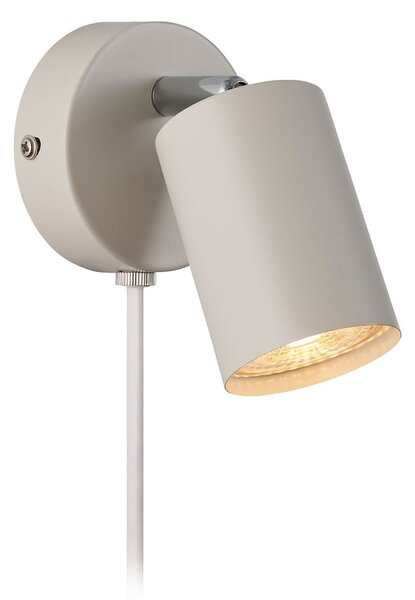 Lampa Ścienna Nordlux, Explore, beżowy, przedpokój, metal, skandynawski