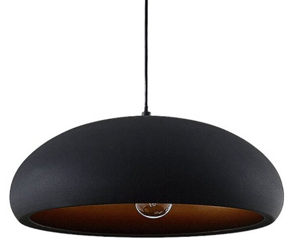 Lampa Wisząca Lindby, Gerwina, ściemnialny, czarny, salon, metal, nowoczesny