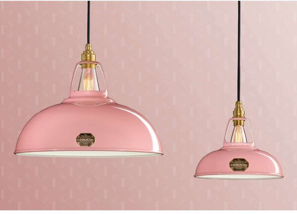 Lampa Wisząca Coolicon, pudrowy róż, salon, metal, design