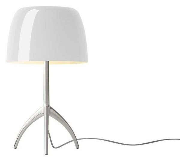 Lampa Stołowa Foscarini, metaliczny, salon, aluminium