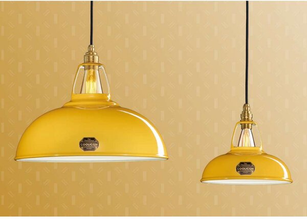 Lampa Wisząca Coolicon, żółty, salon, metal, design