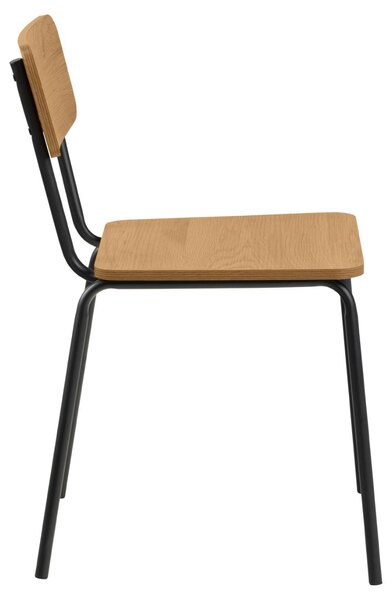 Krzesło do jadalni Peru (00542), drewniane, minimalistyczne