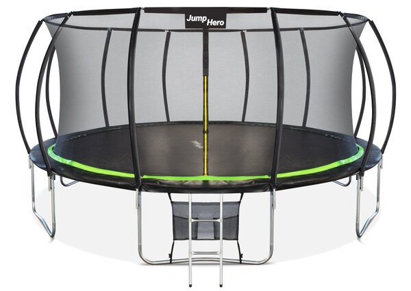 Trampolina ogrodowa Premium z siatką wewnętrzną 488cm Jump Hero 16FT