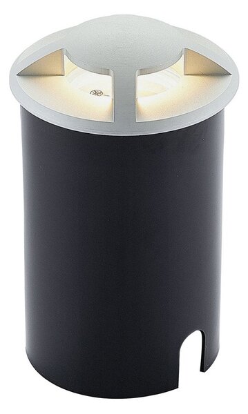 Zewnętrzna Lampa Lucande, Milara, ściemnialny, metaliczny, taras, aluminium, nowoczesny