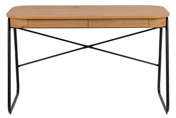 Biurko z szufladami Blueton (03752), dąb, 120x60, biurko do domu