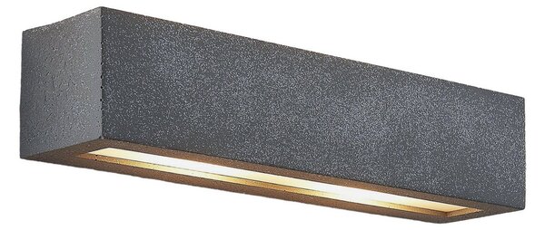 Lampa Ścienna Lindby, Nellie, ściemnialny, szary, salon, beton, nowoczesny