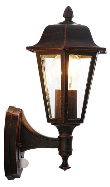 Zewnętrzna Lampa Lindby, Noor, ściemnialny, czarny, metal