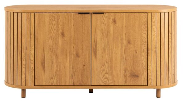 Komoda drewniana do salonu Colima (23411) z lamelami, 160 cm, duża
