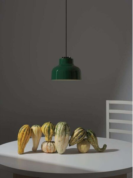 Lampa Wisząca Santa & Cole, ściemnialny, zielony, salon, aluminium