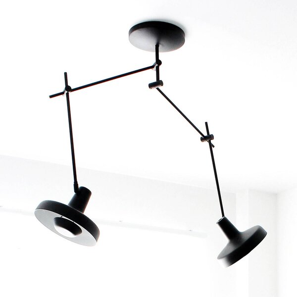 Lampa Sufitowa GRUPA, Arigato, ściemnialny, czarny, gabinet | pracownia, metal