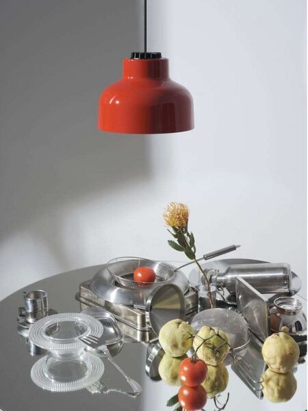 Lampa Wisząca Santa & Cole, ściemnialny, czerwony, salon, aluminium