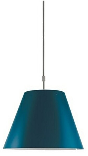 Lampa Wisząca Luceplan, niebieski, jadalnia, aluminium