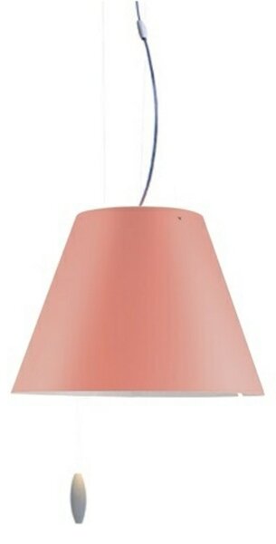 Lampa Wisząca Luceplan, pudrowy róż, jadalnia, tworzywo sztuczne