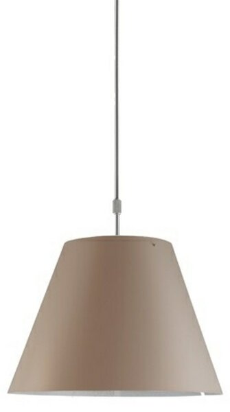 Lampa Wisząca Luceplan, brąz rdzawy, jadalnia, aluminium