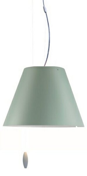 Lampa Wisząca Luceplan, zielony, salon, tworzywo sztuczne