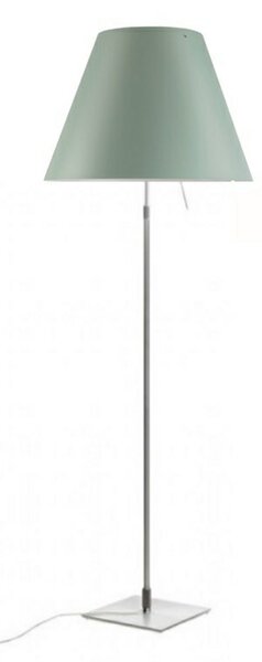 Costanza Lampa Podłogowa Alu/Comfort Green - Luceplan