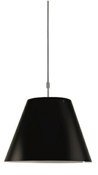 Lampa Wisząca Luceplan, czarny, jadalnia, aluminium