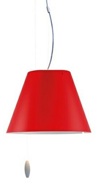 Lampa Wisząca Luceplan, czerwony, jadalnia, tworzywo sztuczne