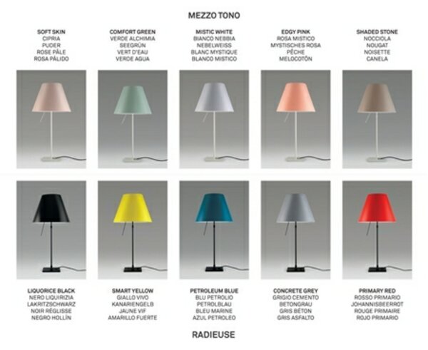 Lampa Wisząca Luceplan, czarny, salon, tworzywo sztuczne
