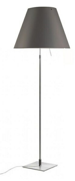 Lampa Podłogowa Luceplan, szary, salon, aluminium