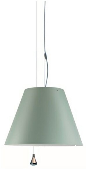 Lampa Wisząca Luceplan, zielony, jadalnia, aluminium