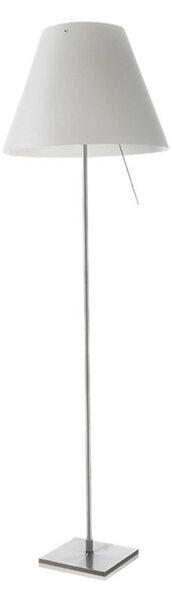 Lampa Podłogowa Luceplan, biały, salon, aluminium