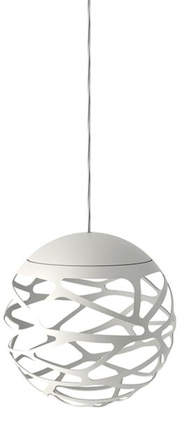 Lampa Wisząca Lodes, ściemnialny, biały, jadalnia, metal