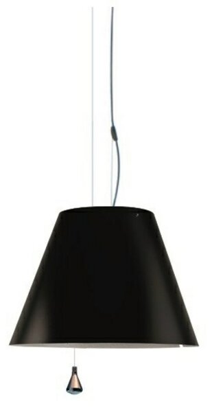 Lampa Wisząca Luceplan, czarny, jadalnia, metal