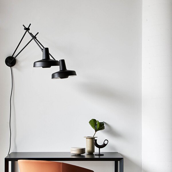 Lampa Ścienna GRUPA, Arigato, czarny, gabinet | pracownia, metal