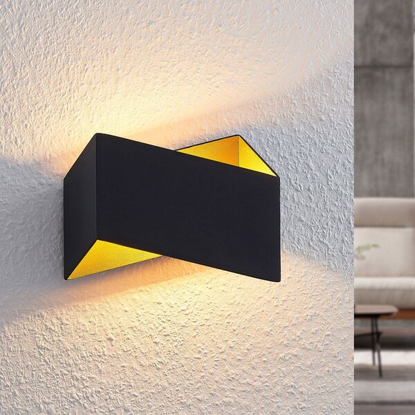 Lampa Ścienna Arcchio, Assona, ściemnialny, czarny, salon, metal, nowoczesny