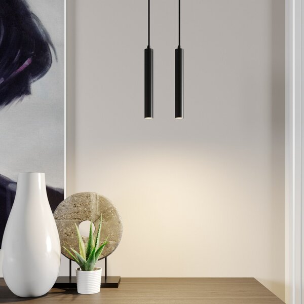 Lampa Wisząca Arcchio, Franka, czarny, salon, metal, nowoczesny