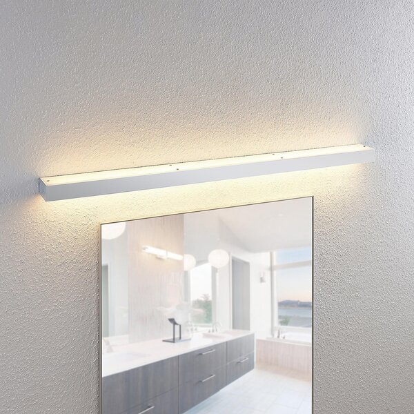 Lampa Ścienna Lindby, Layan, metaliczny, łazienka, metal, nowoczesny