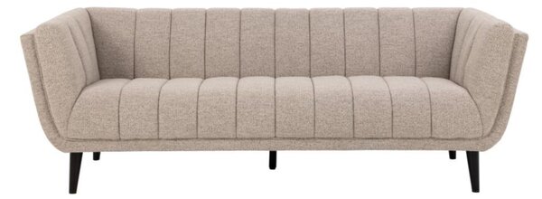 Sofa Tampa 3-osobowa, beżowa bouclé, elegancki design (97784)