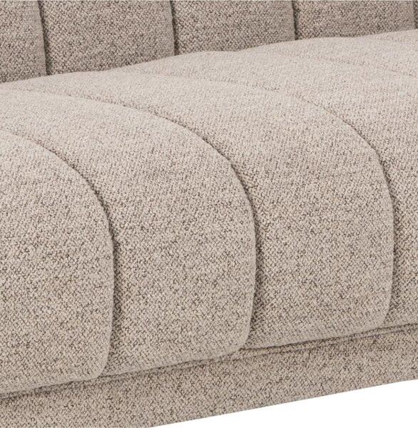 Sofa Tampa 3-osobowa, beżowa bouclé, elegancki design (97784)