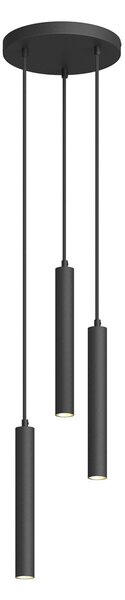 Lampa Wisząca Arcchio, Franka, czarny, salon, metal, nowoczesny