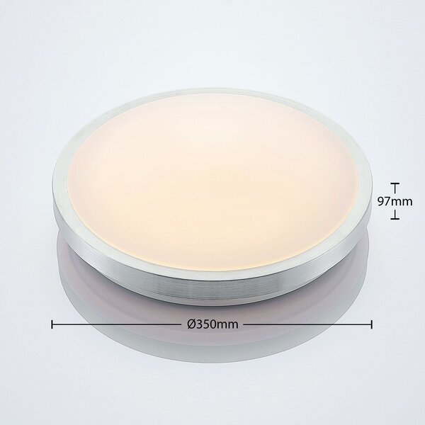 Lampa Sufitowa Lindby, Emelie, metaliczny, salon, metal, nowoczesny