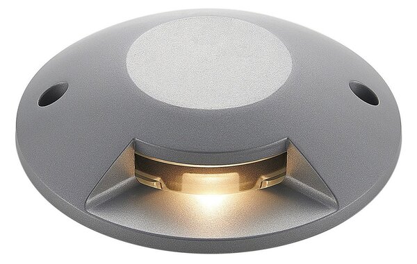 Zewnętrzna Lampa Lucande, Jeffrey, szary, metal, nowoczesny