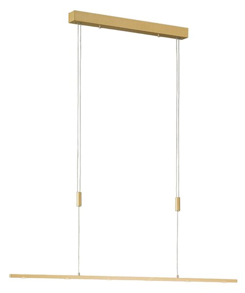 Lampa Wisząca Quitani, Tolu, ściemnialny, złoty | mosiężny, salon, metal, nowoczesny