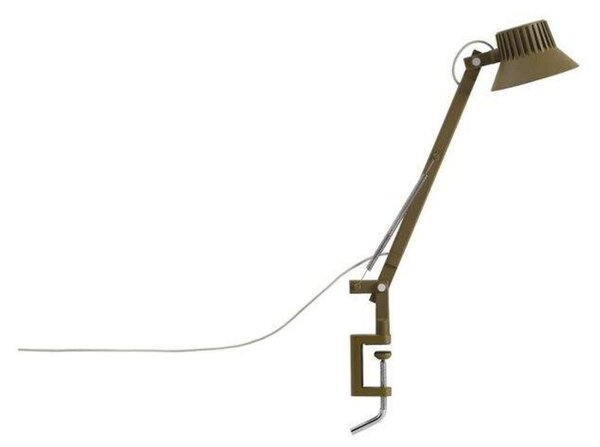 Lampa Stołowa Muuto, brąz rdzawy, gabinet | pracownia, aluminium